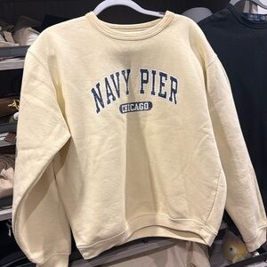 navy pier Chicago sweatershirt